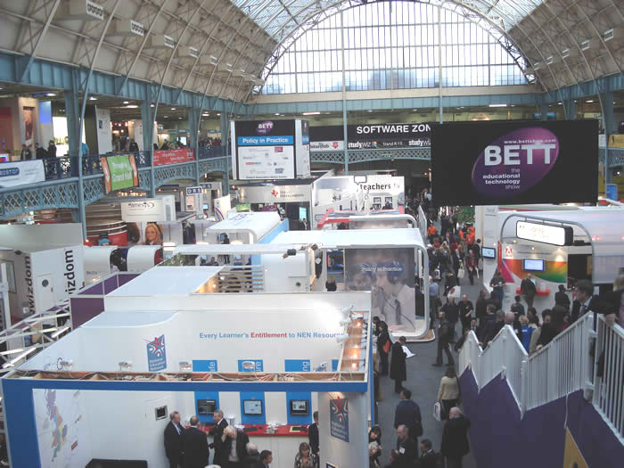 BETT 2008, view from the gallery